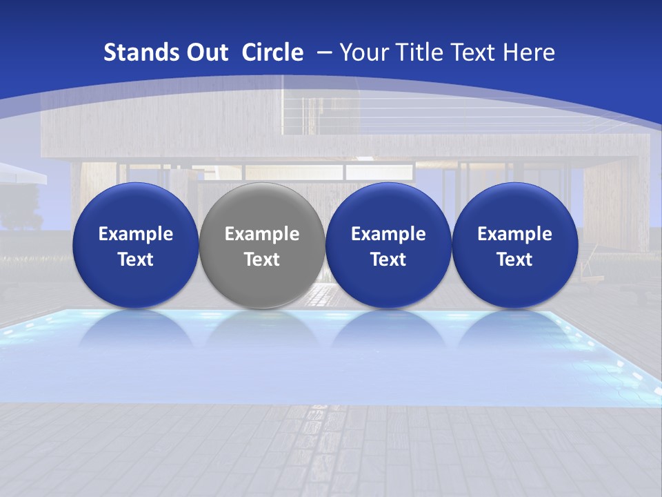 Architectonic Garden Architecture PowerPoint Template