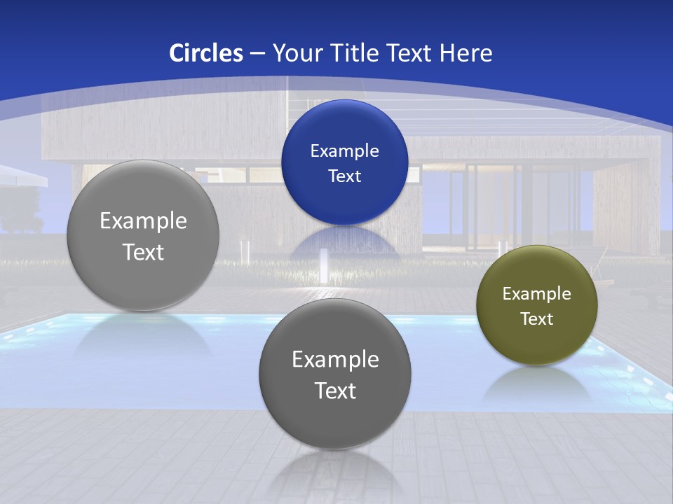 Architectonic Garden Architecture PowerPoint Template