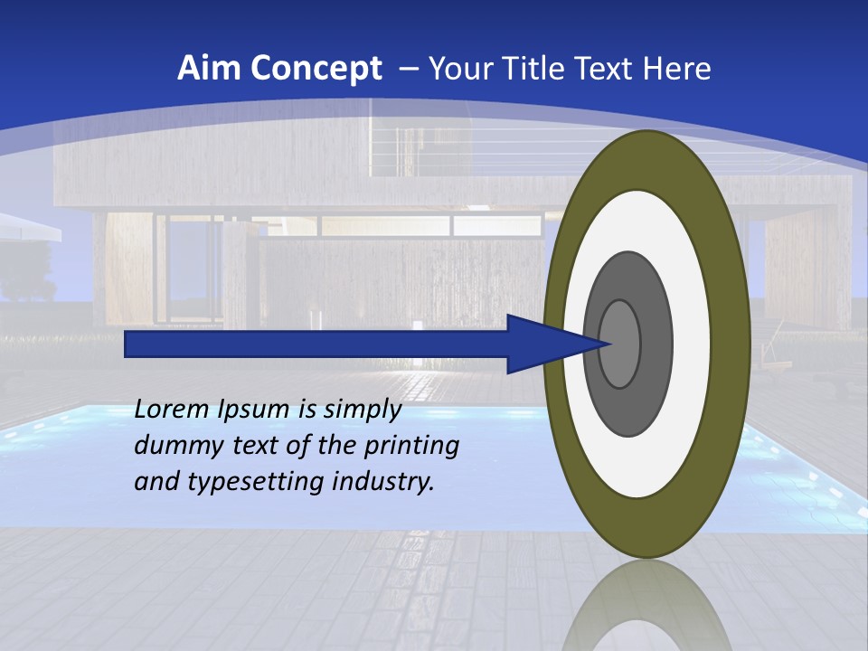 Architectonic Garden Architecture PowerPoint Template