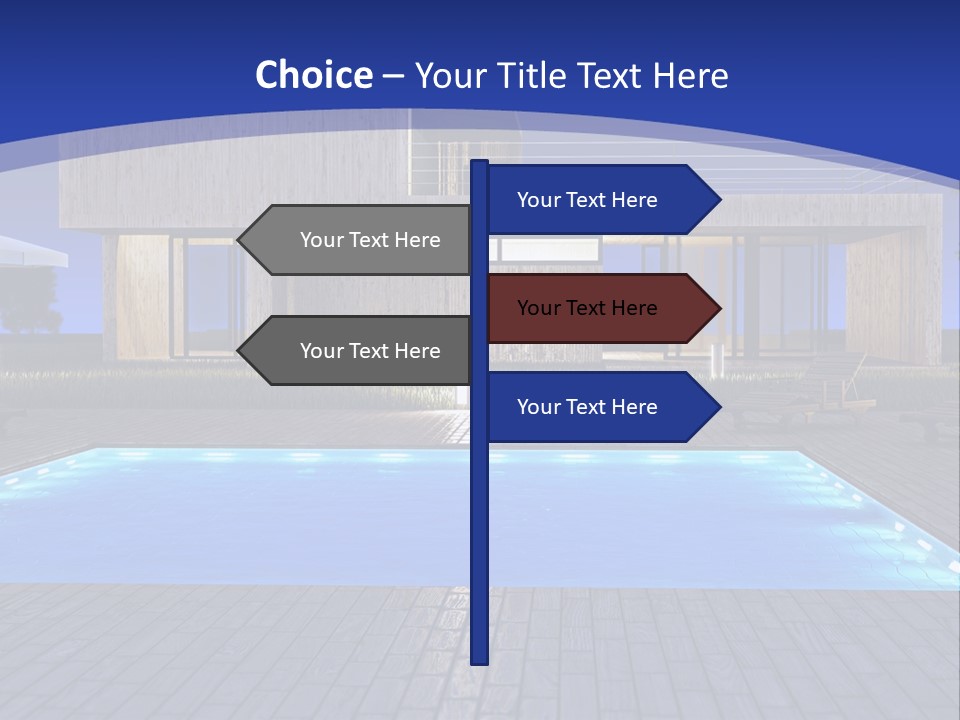 Architectonic Garden Architecture PowerPoint Template