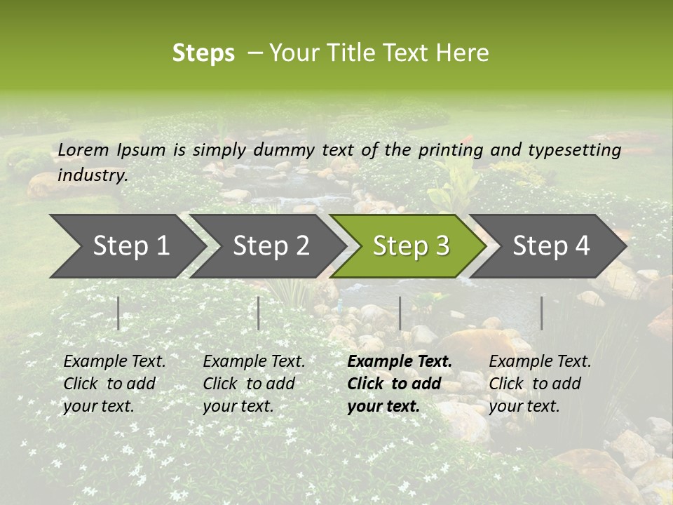 View Fresh Park PowerPoint Template
