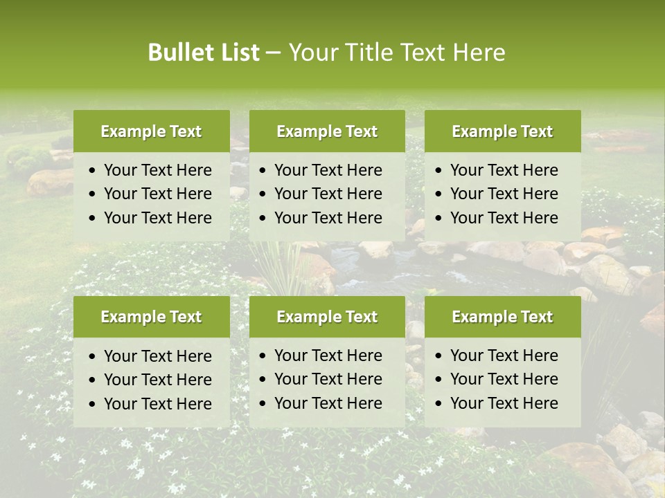 View Fresh Park PowerPoint Template