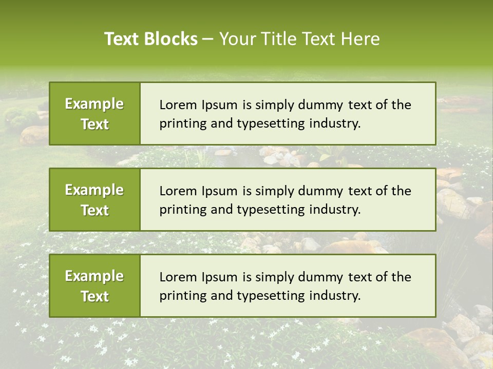 View Fresh Park PowerPoint Template