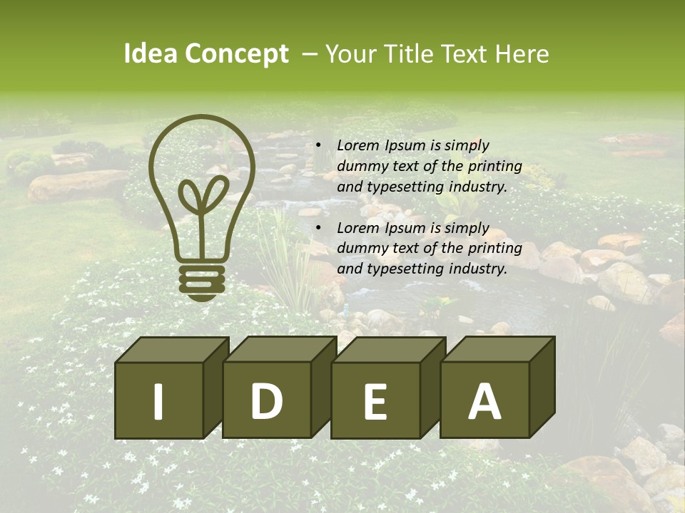 View Fresh Park PowerPoint Template