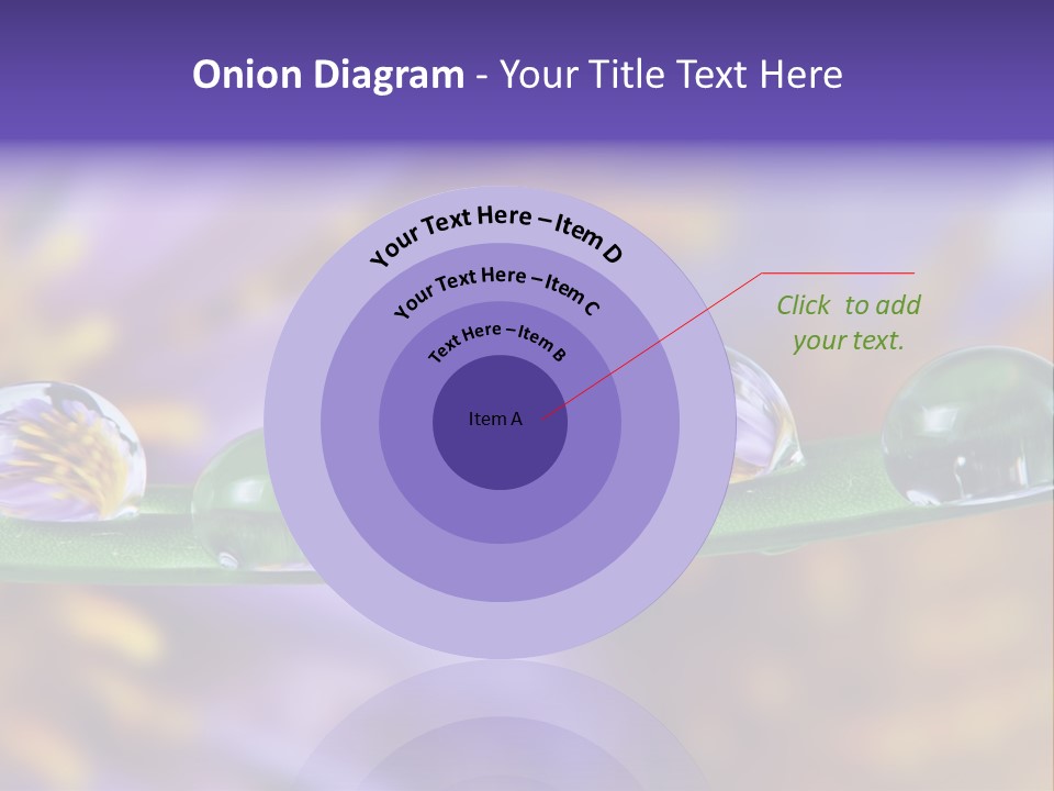 Mirroring Daisy Grass PowerPoint Template