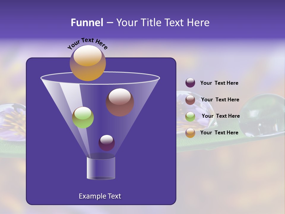Mirroring Daisy Grass PowerPoint Template