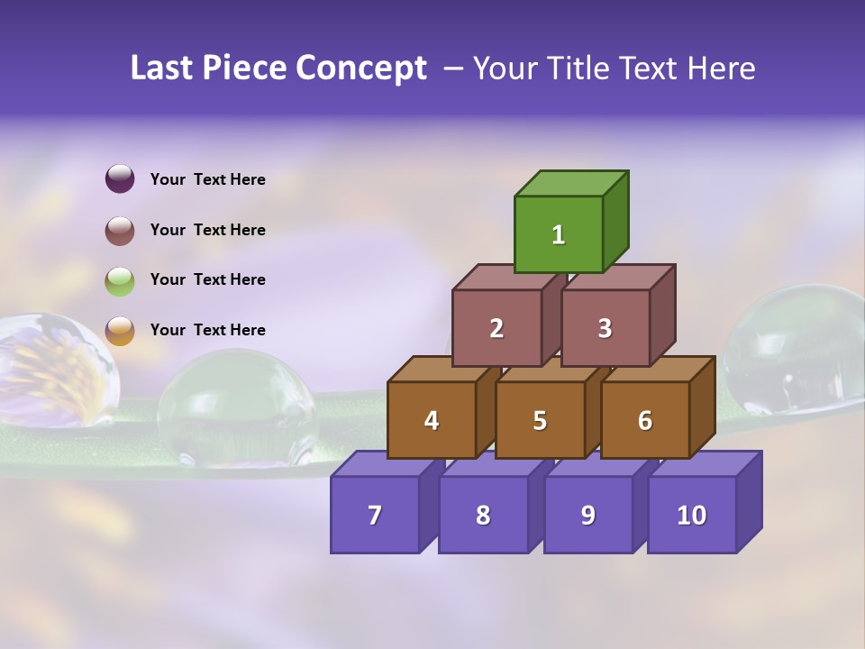 Mirroring Daisy Grass PowerPoint Template