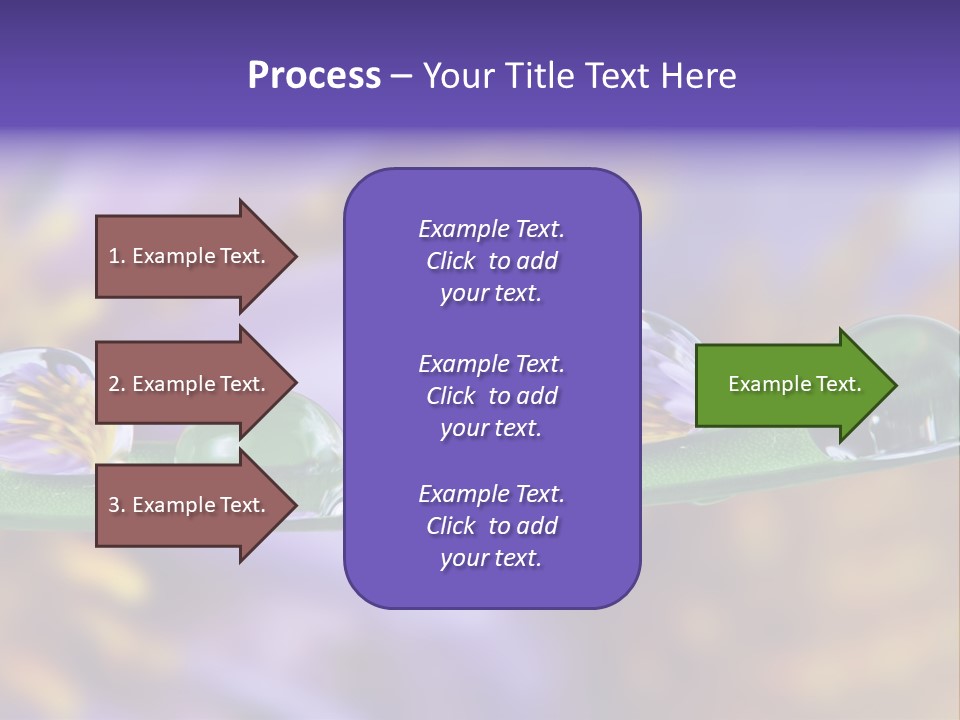 Mirroring Daisy Grass PowerPoint Template