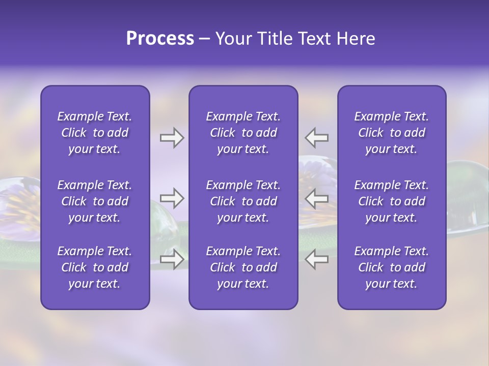 Mirroring Daisy Grass PowerPoint Template