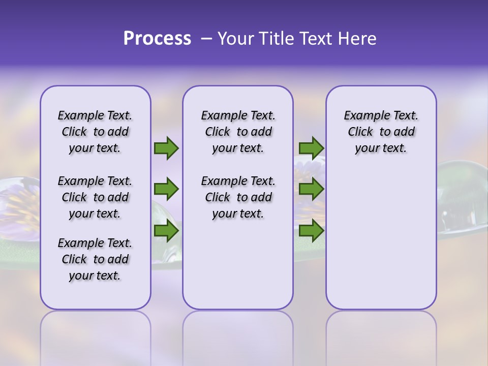 Mirroring Daisy Grass PowerPoint Template