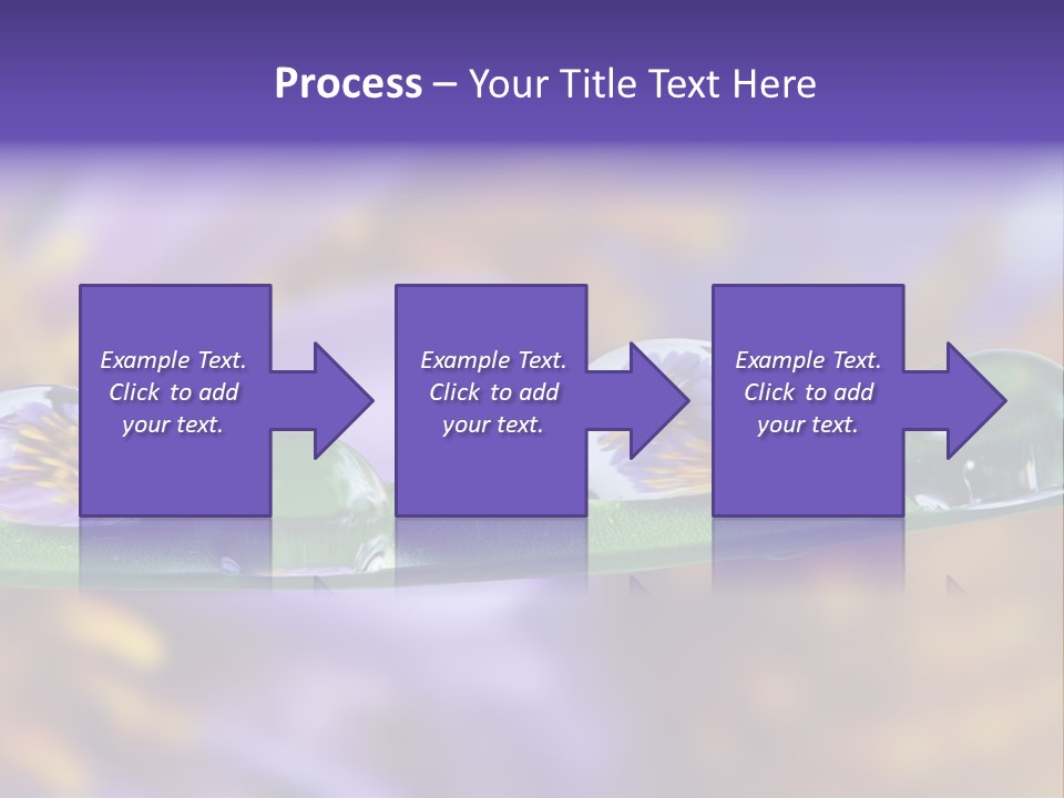 Mirroring Daisy Grass PowerPoint Template