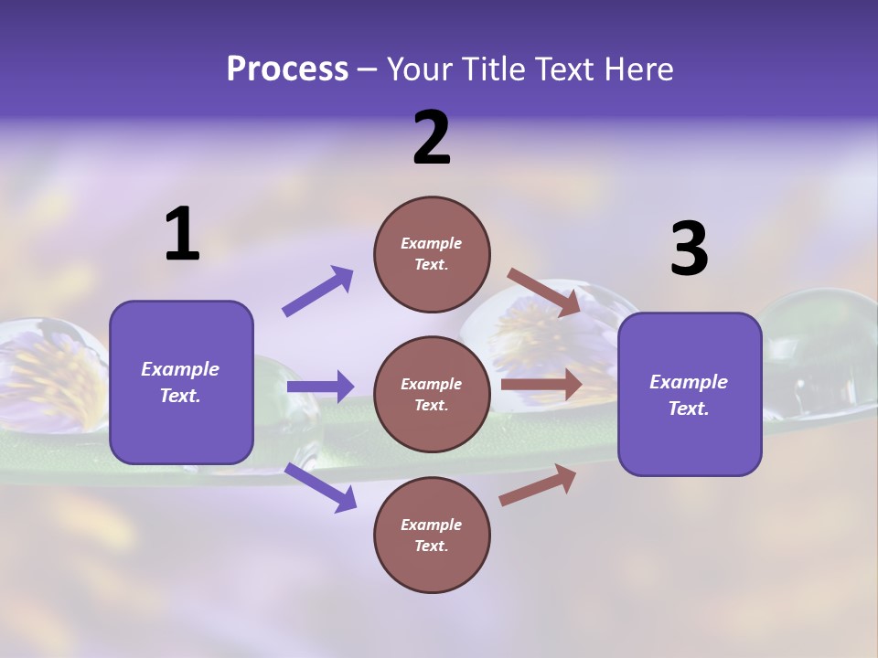 Mirroring Daisy Grass PowerPoint Template