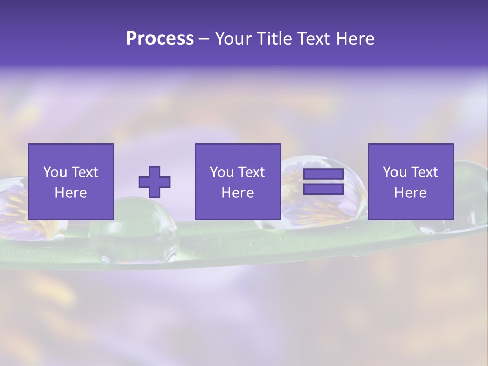 Mirroring Daisy Grass PowerPoint Template