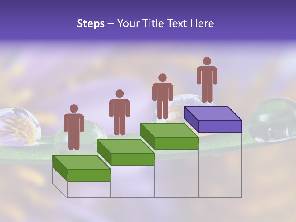 Mirroring Daisy Grass PowerPoint Template