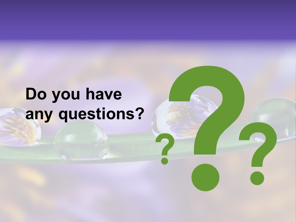 Mirroring Daisy Grass PowerPoint Template