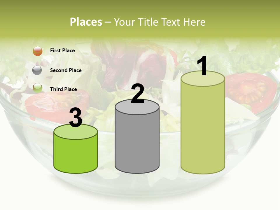 Tasty Fresh Plate PowerPoint Template