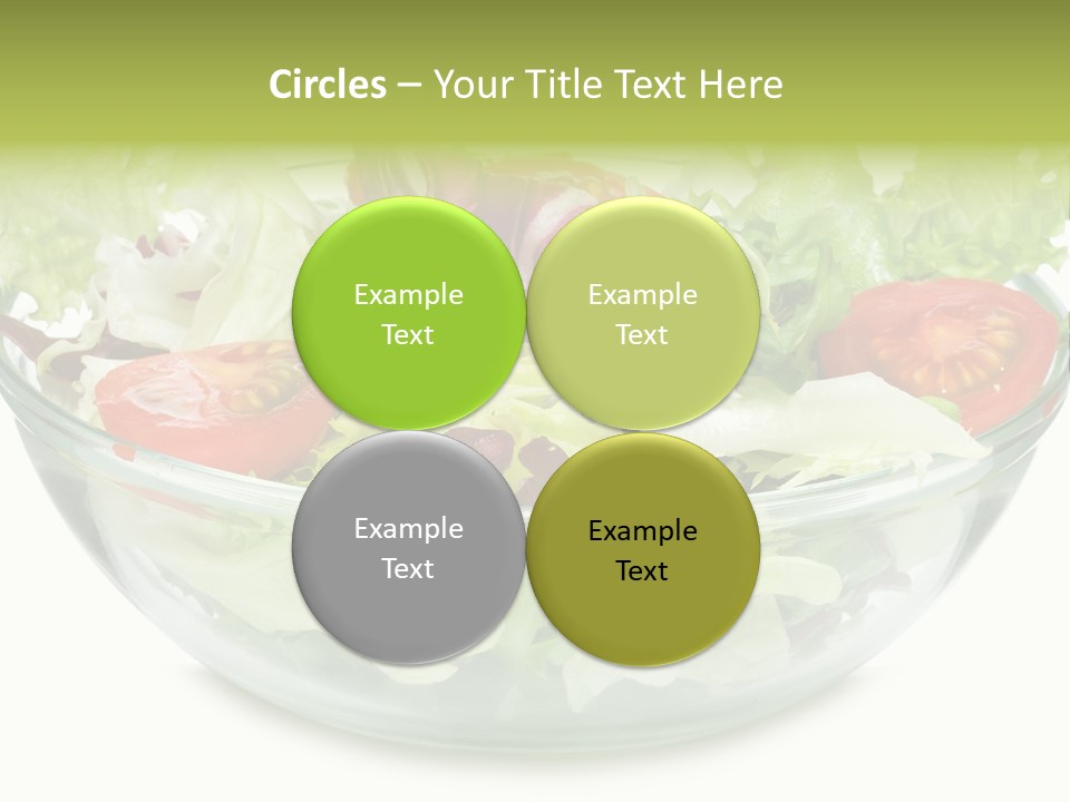 Tasty Fresh Plate PowerPoint Template