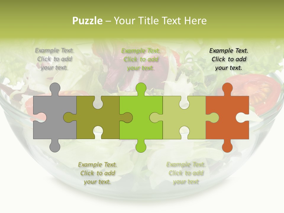 Tasty Fresh Plate PowerPoint Template