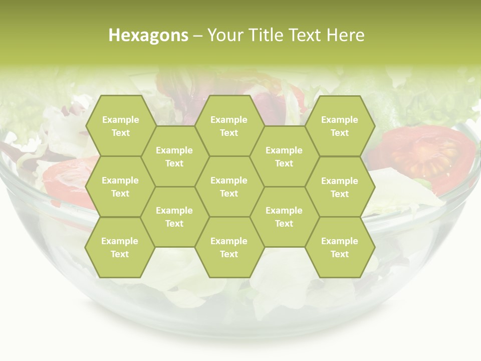 Tasty Fresh Plate PowerPoint Template