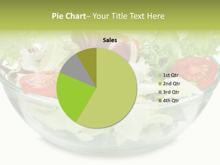 Tasty Fresh Plate PowerPoint Template