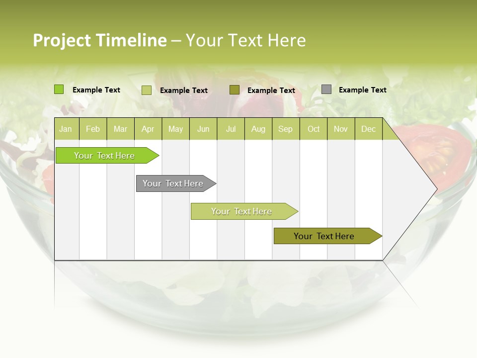 Tasty Fresh Plate PowerPoint Template