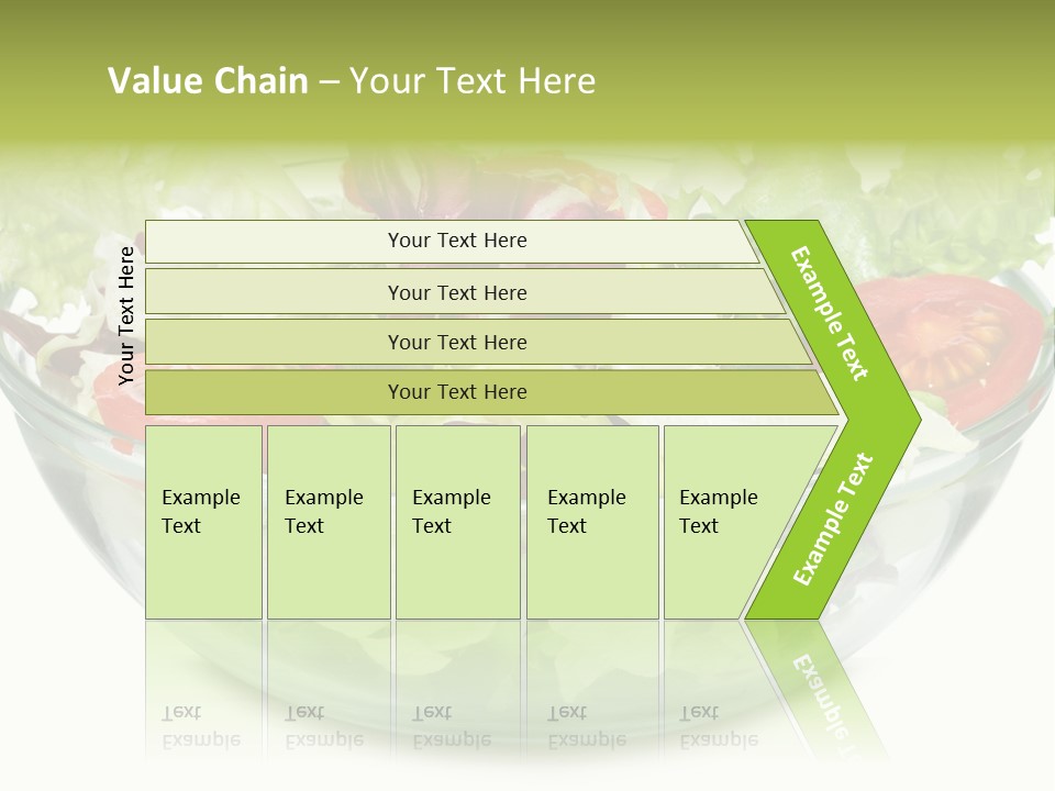 Tasty Fresh Plate PowerPoint Template