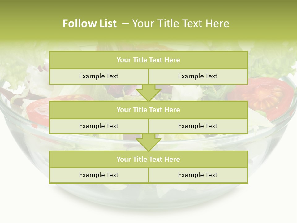 Tasty Fresh Plate PowerPoint Template