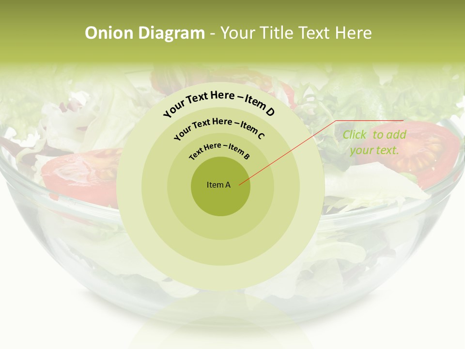 Tasty Fresh Plate PowerPoint Template