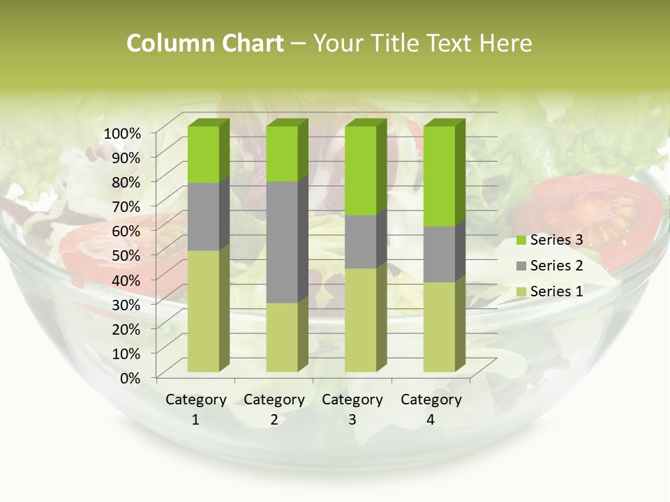 Tasty Fresh Plate PowerPoint Template