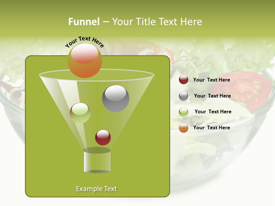 Tasty Fresh Plate PowerPoint Template