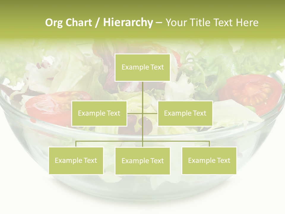 Tasty Fresh Plate PowerPoint Template
