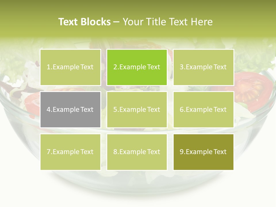 Tasty Fresh Plate PowerPoint Template