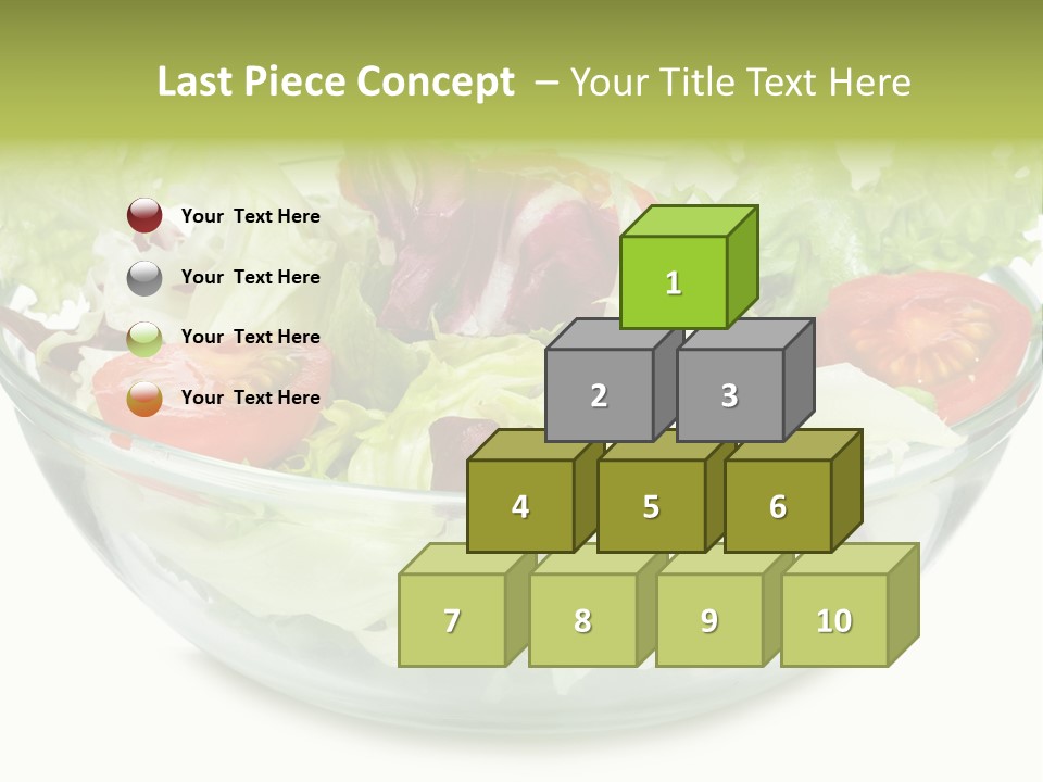 Tasty Fresh Plate PowerPoint Template