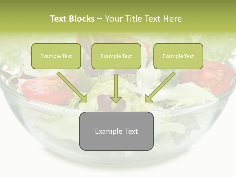 Tasty Fresh Plate PowerPoint Template
