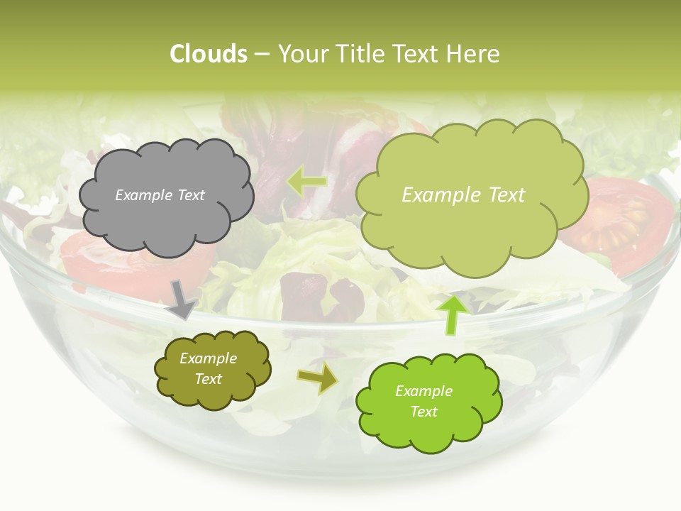 Tasty Fresh Plate PowerPoint Template