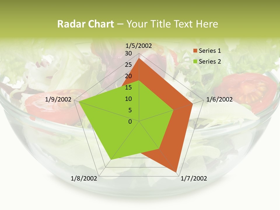 Tasty Fresh Plate PowerPoint Template