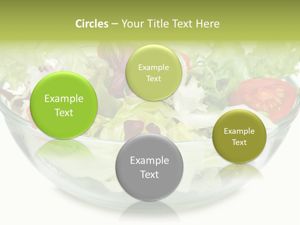 Tasty Fresh Plate PowerPoint Template