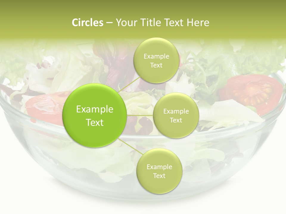 Tasty Fresh Plate PowerPoint Template