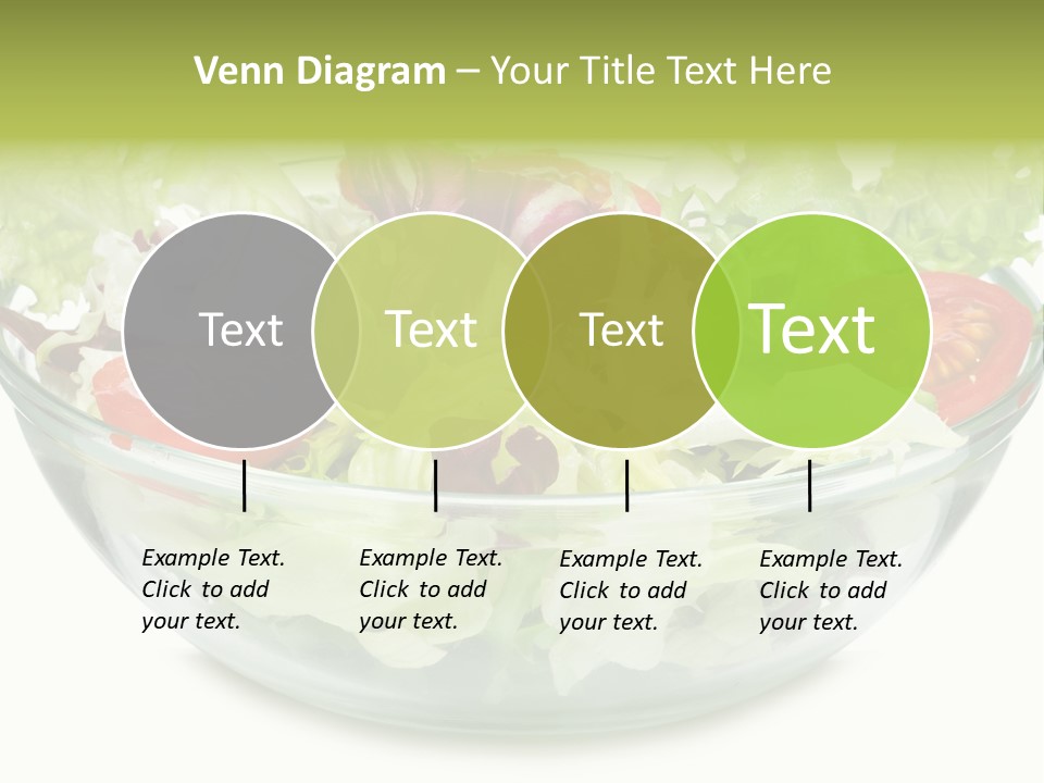 Tasty Fresh Plate PowerPoint Template