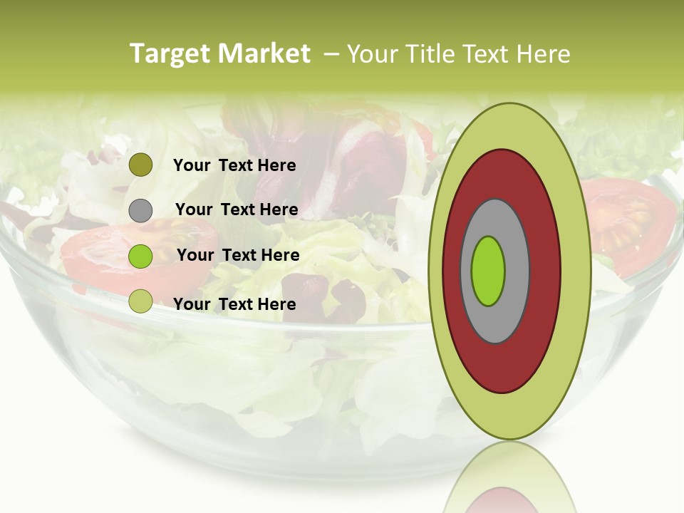 Tasty Fresh Plate PowerPoint Template