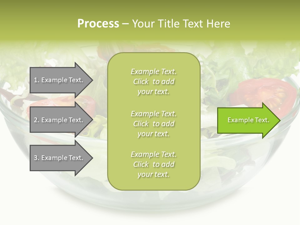 Tasty Fresh Plate PowerPoint Template
