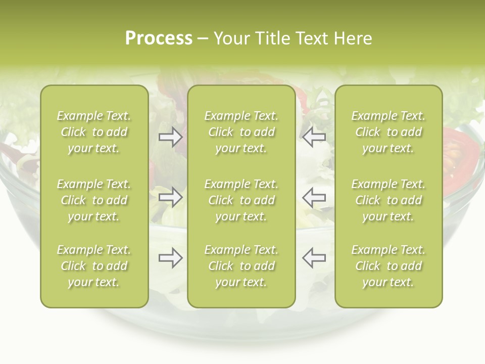 Tasty Fresh Plate PowerPoint Template