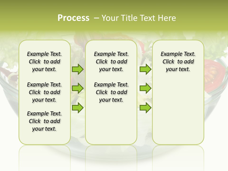 Tasty Fresh Plate PowerPoint Template