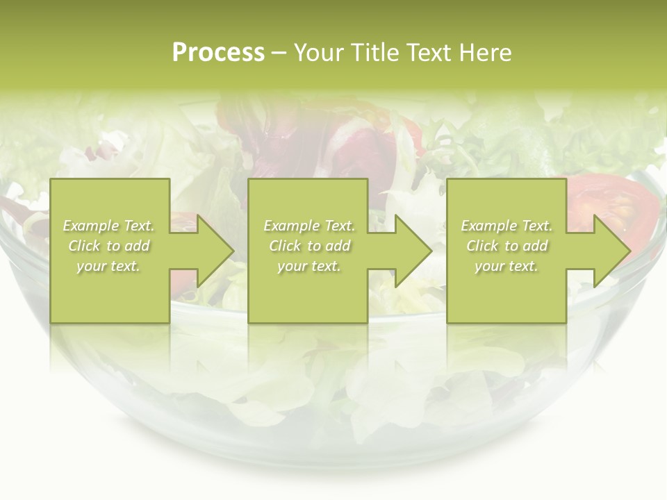 Tasty Fresh Plate PowerPoint Template