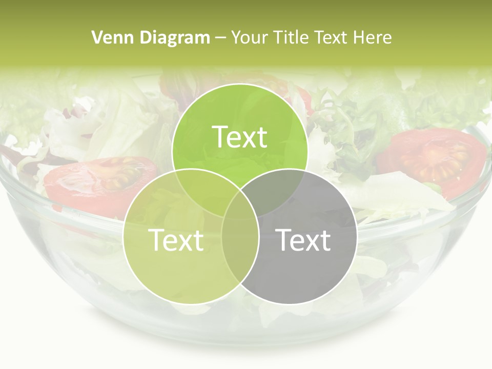 Tasty Fresh Plate PowerPoint Template