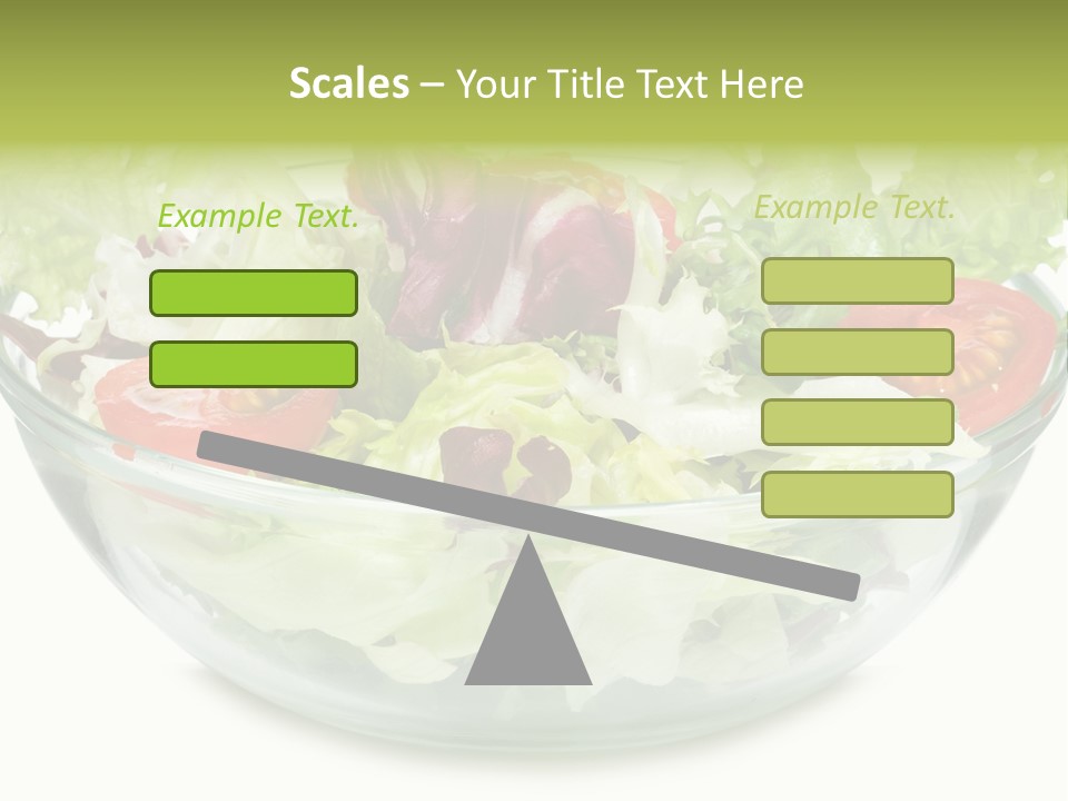 Tasty Fresh Plate PowerPoint Template