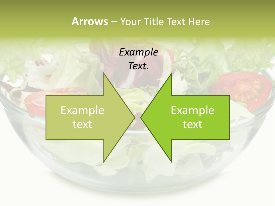 Tasty Fresh Plate PowerPoint Template