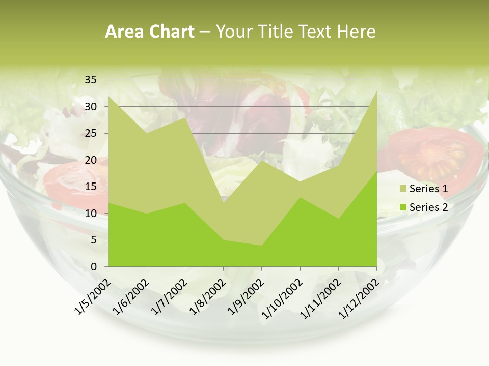 Tasty Fresh Plate PowerPoint Template
