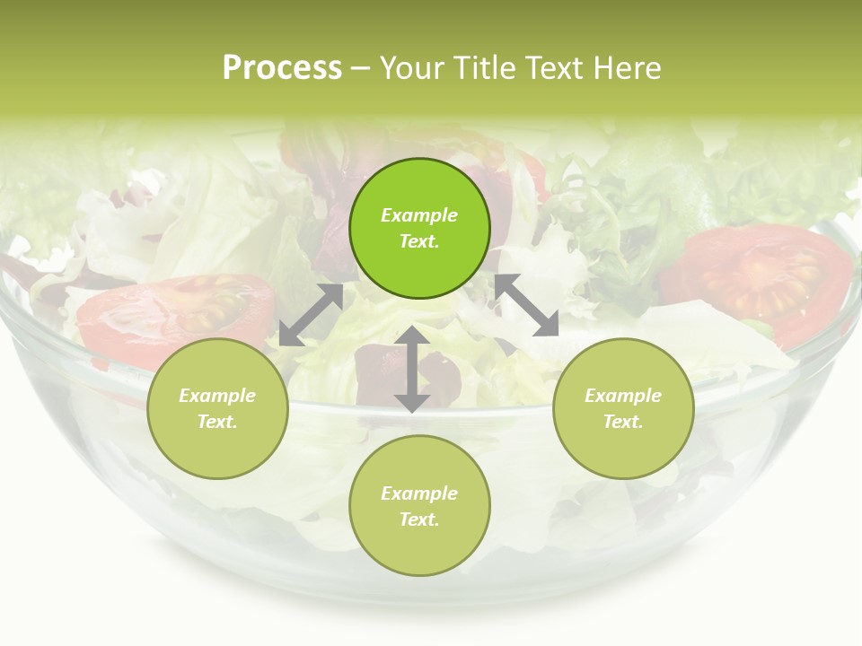 Tasty Fresh Plate PowerPoint Template