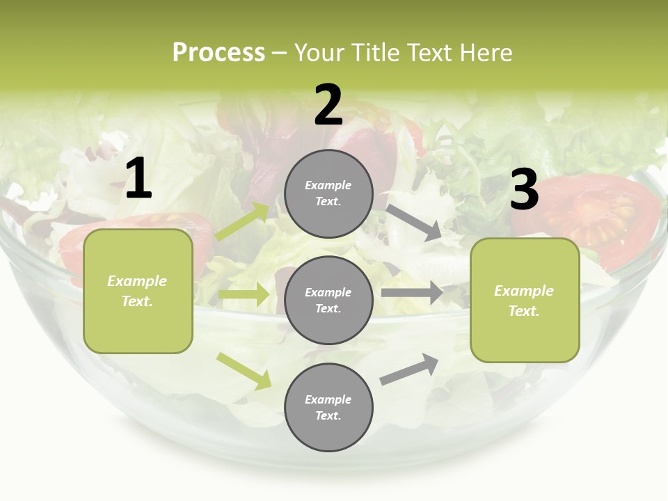 Tasty Fresh Plate PowerPoint Template